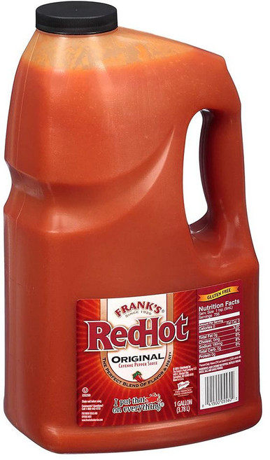 Franks 프랭크 레드핫 오리지널 카옌 핫소스, 1개, 3.78L