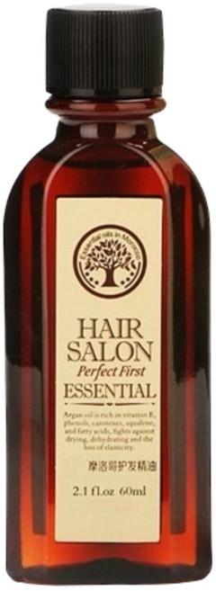 HAIR SALON Perfect First ESSENTIAL 摩洛哥護髮精油 60ml 深層滋養 柔順亮澤, 1個