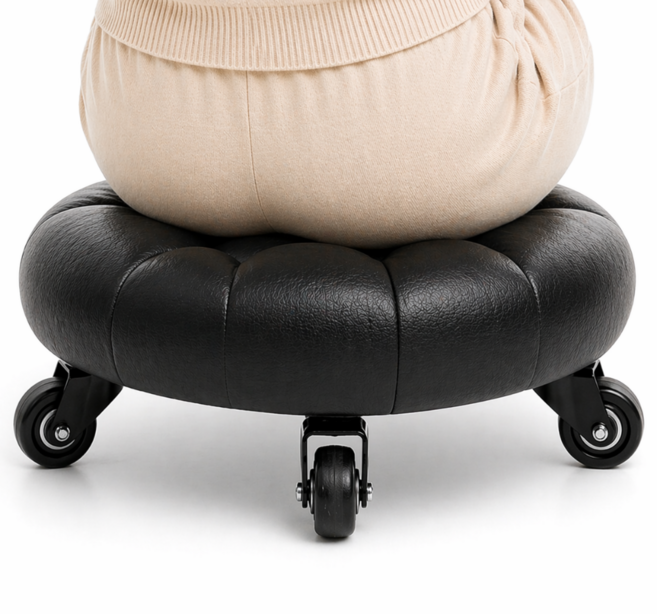 쪼그림방지 좌식 앉은뱅이 의자, 블랙, 1개