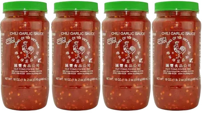 후이퐁 칠리 갈릭 소스 510g 4팩, 4개