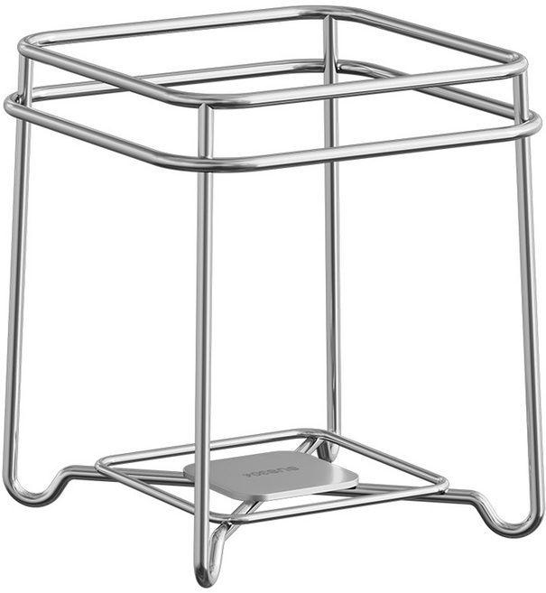 리빙로드 304 스테인리스 봉투 거치대 (사각형), 1개, 실버