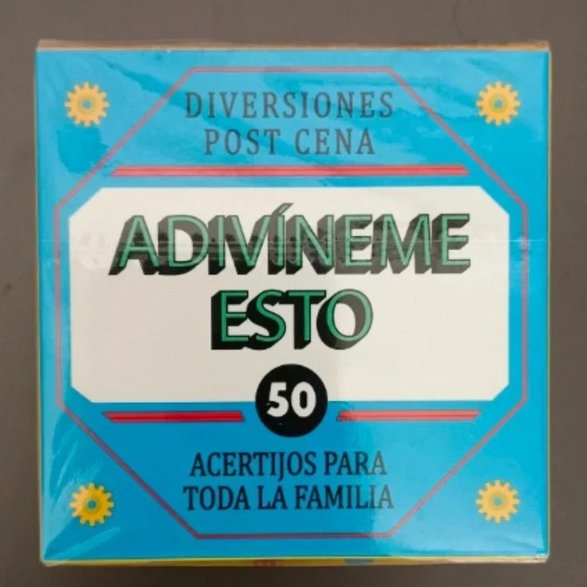 2x2인치 스팽글리시 가족 카드 게임 50가지 스페인어 대화 시작자 인터랙티브 성인 디너 파티, 01 C2