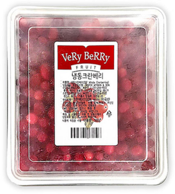선인 냉동 크랜베리 500g(아이스박스 무료), 1개, 500g