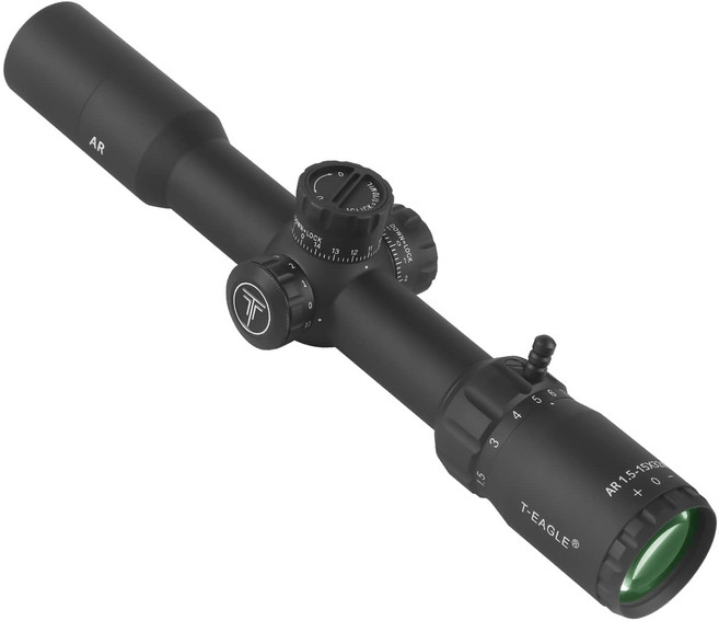 T-EAGLE AR1.5-15x32IR 유리 레티클 라이플 스코프 가변 배율 일루미네이트