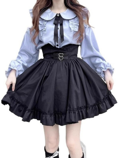 달콤하고 귀여운 로리타 케이크 드레스와 함께 ZLL