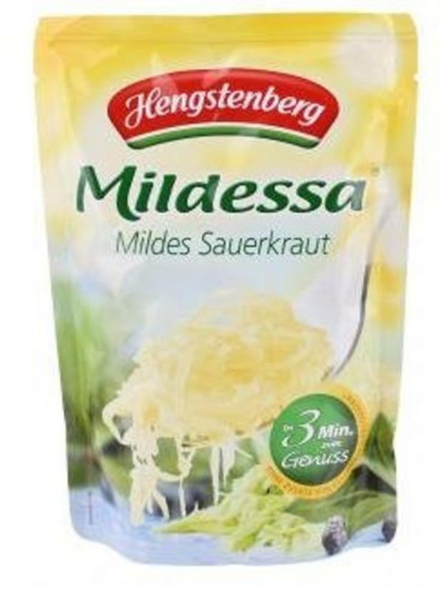 헹스텐베르크 밀데사 마일드 사우어크라우트 400g Hengstenberg Mildessa Mildes Sauerkraut 400 g, 1개