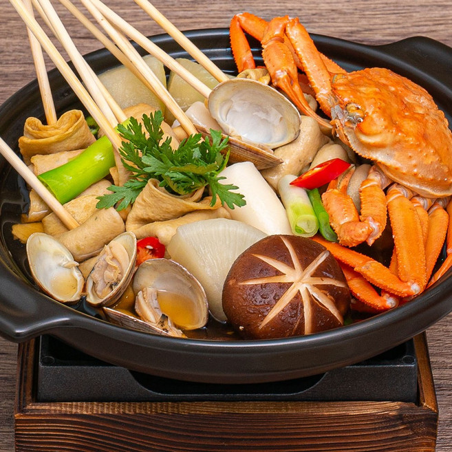 백합 해물 꼬치 어묵탕 오뎅탕 물떡 캠핑 밀키트 오뎅 어묵, 1개, 1.146kg