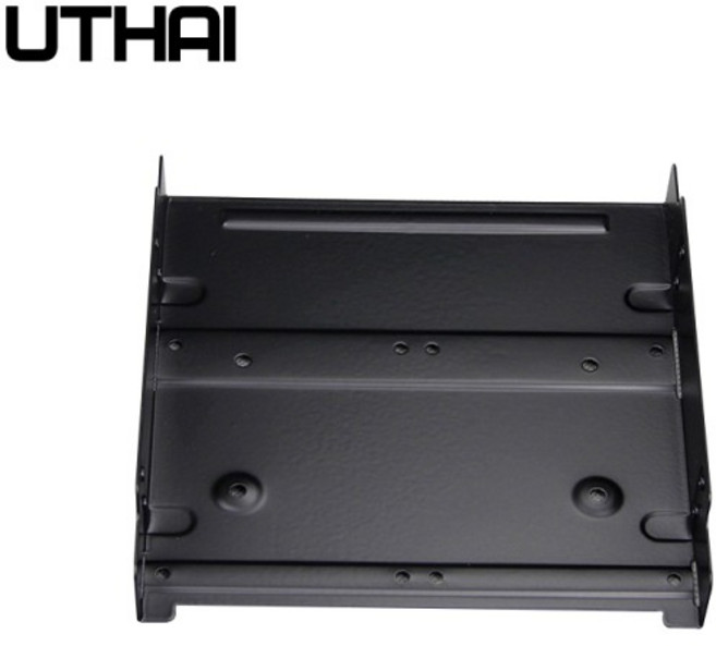 UTHAI G17 2.5/3.5인치 HDD SSD-5.25인치 플로피 드라이브 SSD 하드 브래킷 금속 디스크 변환기 어댑터 캐