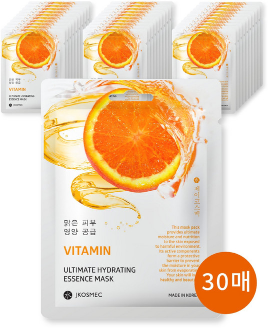 제이코스멕 에센스 비타민 마스크팩25ml 1개입 30개