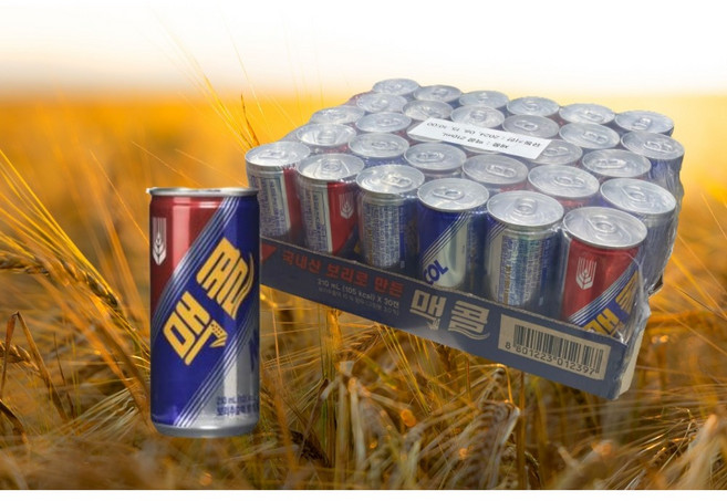맥콜 탄산음료, 210ml, 30개