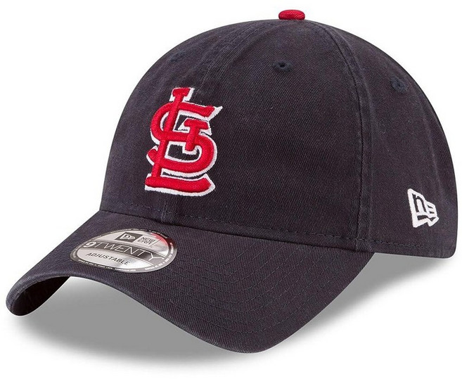 New Era 유니 성인용 MLB 코어 클래식 9TWENTY 팀 대체 조절 가능한 모자 캡 프리 사이즈 오클랜드 애슬레틱스, 세인트 루이스 카디널스