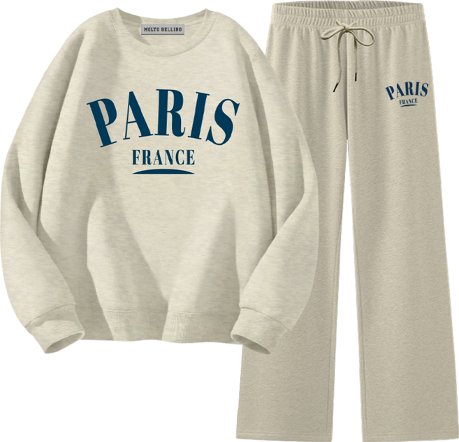 몰토벨리노 ST 파리프랑스 스탠다드핏 맨투맨 일자팬츠 상하세트