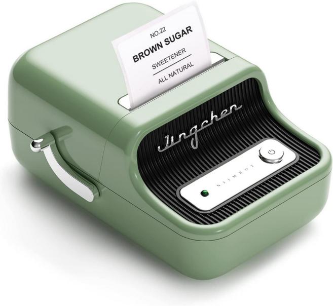 님봇 Niimbot B21 네임스티커 라벨프린터, B21그린, 1개