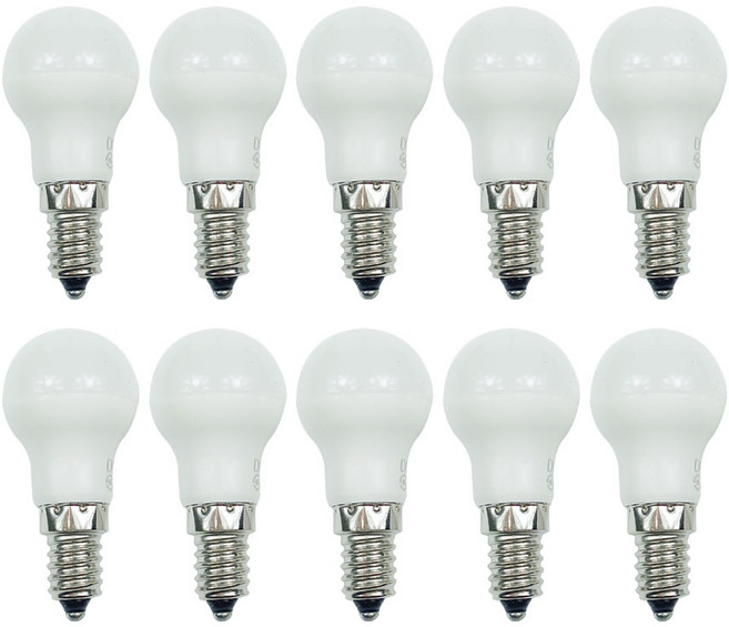 데이온 LED 미니 크립톤 E14 장식등 4W, 주광색, 10개