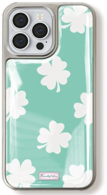 바바준 매일 행운 내 하루를 상큼하게 민트 클로버 케이스