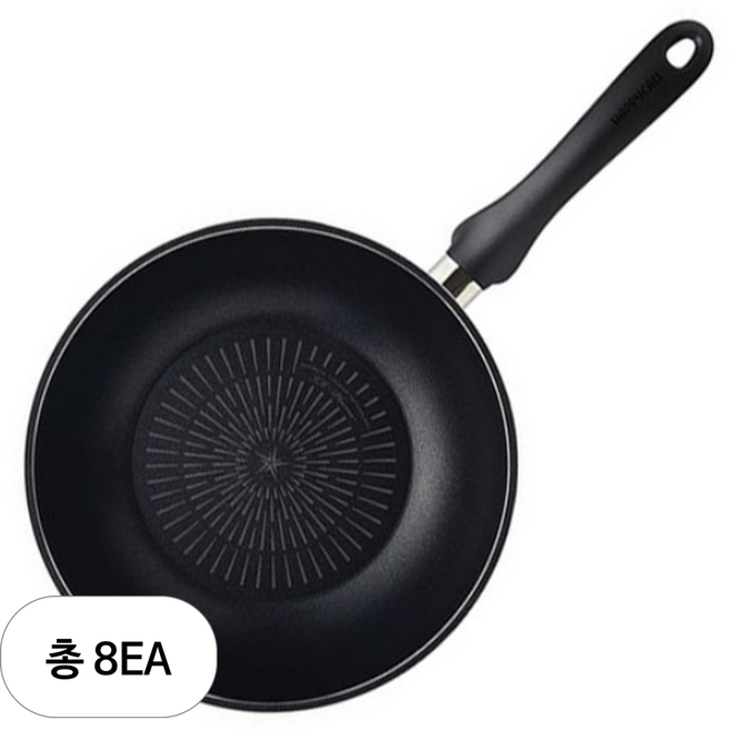 해피콜 티타늄 IH 궁중팬, 26cm, 8개