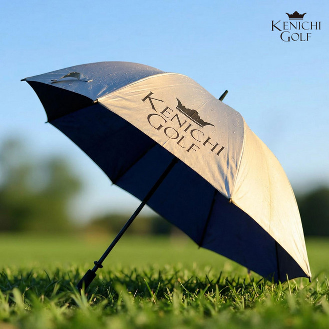켄이치 KENICHIGOLF UV차단 골프우산 카본쉘 초경량우산, 실버