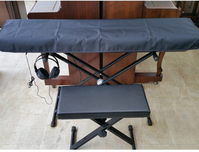 국산 61 76 88 건반용 디지털피아노 커버 전자 키보드 덮개, 61 건반 전체커버, 1개