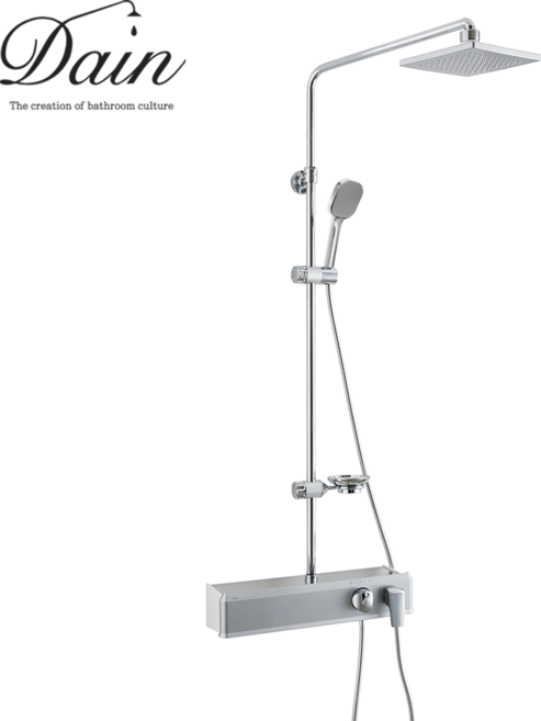 국산 욕실 선반 샤워 선반형 해바라기 샤워기 레인샤워 프리미엄 DB9090S [다인], 단품, 1개