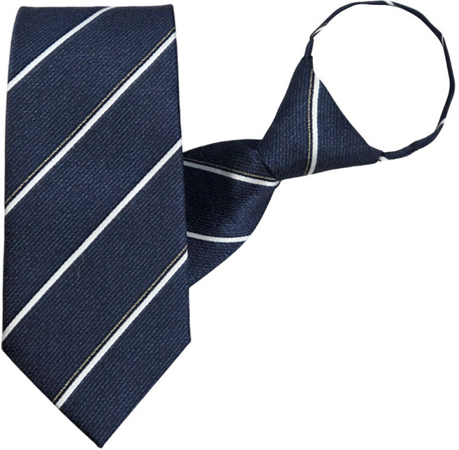 [ELLE HOMME] 엘르옴므 패션 자동/지퍼넥타이 코러스 네이비베이지 8cm