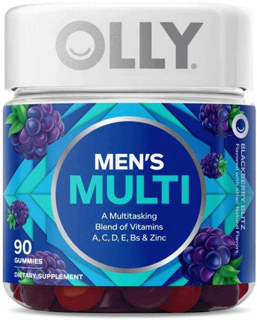올리 더 퍼펙트 맨스 멀티비타민 블랙베리 블리츠 구미, 1세트, 90정 - 쿠팡