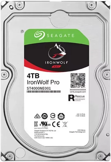 Seagate IronWolf Pro 18TB 3.5인치 SATA 3 NAS 하드 드라이브 7200RPM, 06 4TB PRO