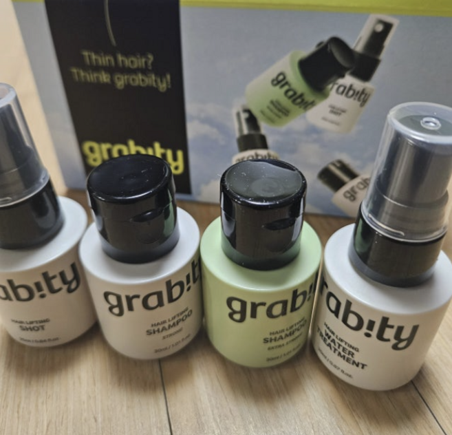 그래비티 디스커버리 키트 (여행용 4종세트) / 운동 간편 휴대 기내용 어메니티용 /, 3개, 105ml