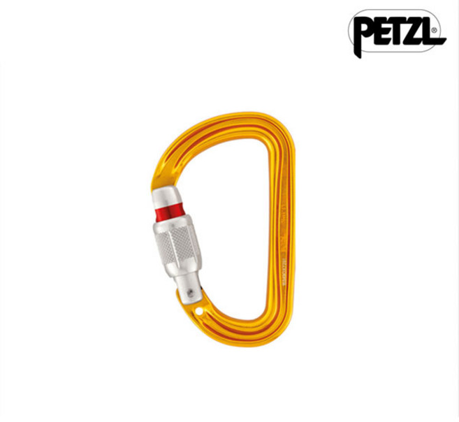 [페츨] petzl 에스앰디 스크류락 카라비너, 오렌지, 1개