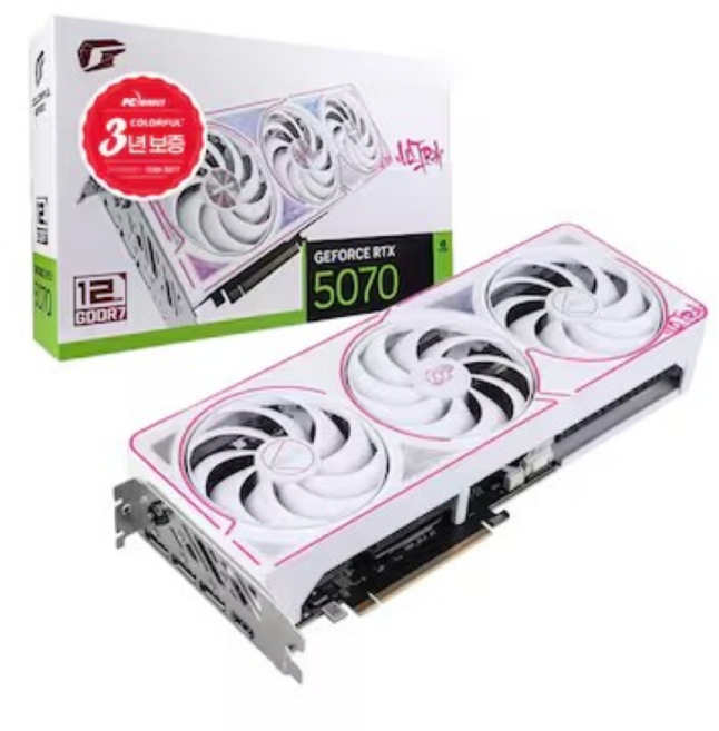 COLORFUL iGame 지포스 RTX 5070 ULTRA OC White D7 12GB 피씨디렉트