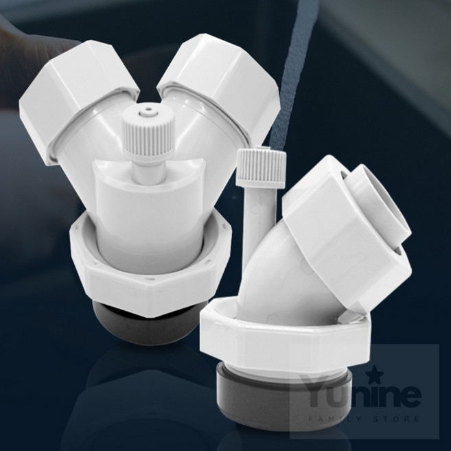 YUNS 씽크 가드 배수구부속품, 3구 코너형