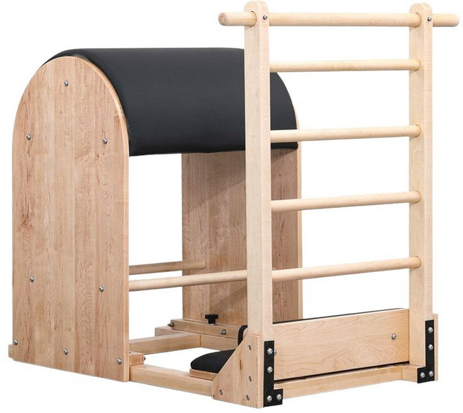 레더바렐기구 운동기구 필라테스 가정용 요가 필라테스용 전문 홈트 기구 레더 리포머 러버우드, 6. 러버 우드 엘레강트 화이트 + 극세사 가죽