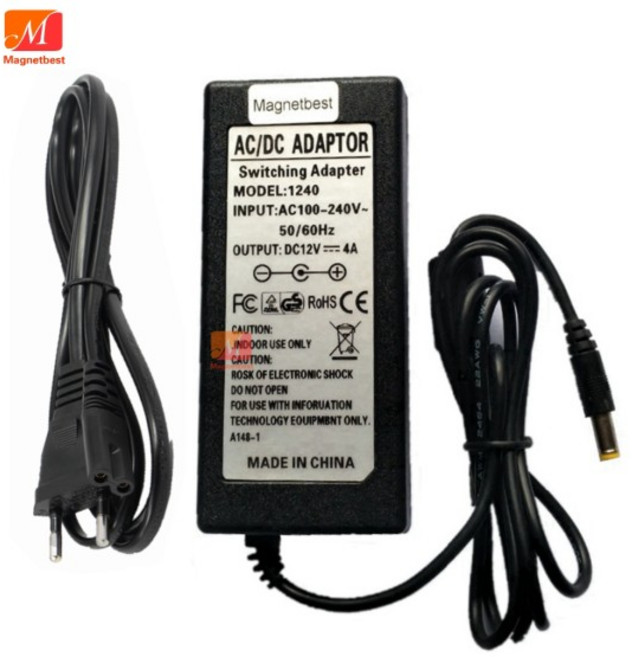 호환 롤랜드 디지털 전자 피아노용 어댑터 충전기 PSB-7U 충전 전원 공급 장치 변압기 케이블 전선가리개 FP-30X107F47 12V4A4000MA, 1개, 2) US CABLE