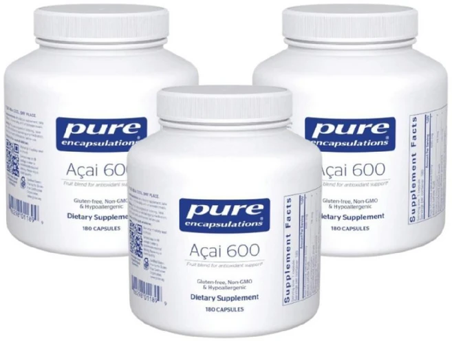 퓨어인캡슐레이션 아사이베리 600mg 180캡슐 3개 Acai Berry - 쿠팡