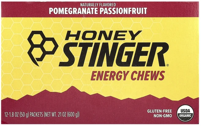 지금 곧 품절됩니다 Honey Stinger 에너지 츄 석류 패션프루트 12팩 각 50g(1.8oz) 서둘러주시면 감사하겠습니다, HoneyStinger에너지츄석류패션프루트12팩각50g, 50g - 쿠팡