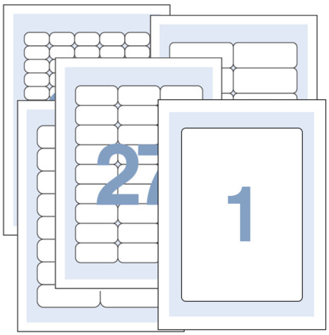 화일인덱스라벨(8칸)C-3026 전산라벨 주소라벨 라벨지, C3026-화일인덱스라벨8칸