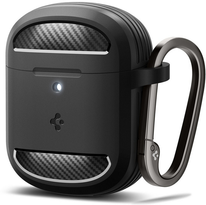 Spigen Rugged Armor 防摔保護殼 適用於 Google Pixel Buds Pro, 黑, 1個