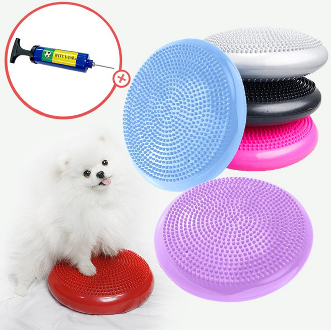 TPC21 강아지 밸런스볼 디스크 애견짐볼 재활 코어 보드 운동기구 슬개골 탈구예방, 밸런스볼_퍼플, 1개