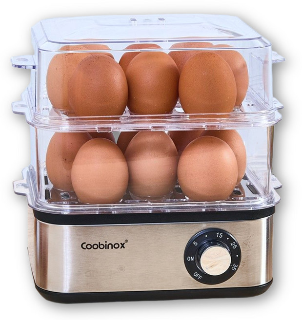 쿠비녹스 2단 타이머 계란찜기
