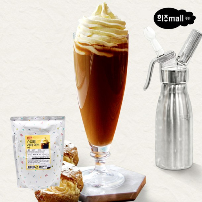 [희주몰] 선인 슈크림 라떼믹스 1kg, 1개