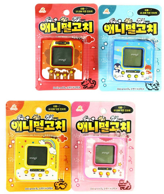 애니멀고치 동물키우기게임기 전자펫 고전게임기 테트리스게임기 펫키우기게임기, 1개