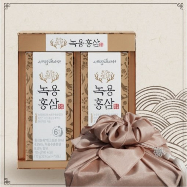 [특별포장] 세명네이처 녹용홍삼 30포 (13g X 30ea), [특별포장] 30포(13g x 30ea) + 쇼핑백동봉