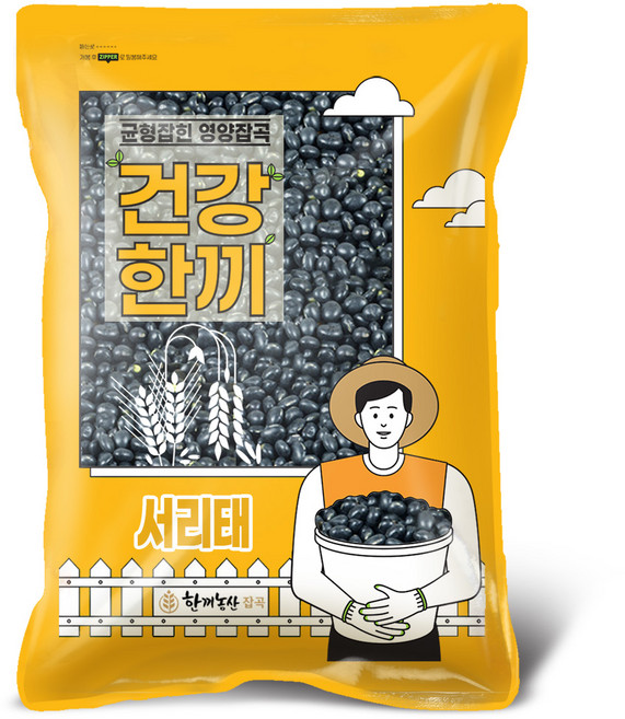 한끼농산 국산 서리태, 2kg, 1개