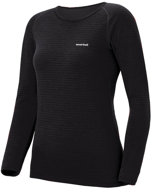 【台灣黑熊】mont-bell 女 Super Merino Wool EXP 厚手 美麗諾羊毛 圓領內衣 保暖 舒適 透氣 台灣限定