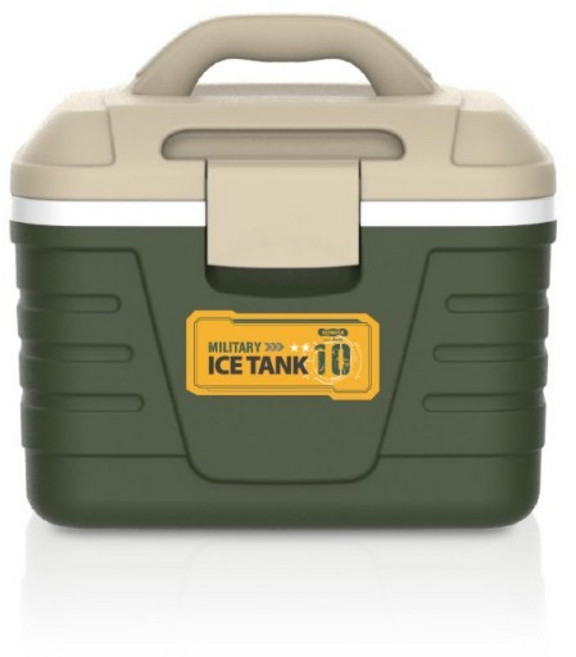 코멕스 캠핑 차량용 휴대용 아이스박스 낚시 아이스탱크 아웃도어 소형 아이스쿨러 10L, 01.아이스탱크 10L(밀리터리그린), 1개