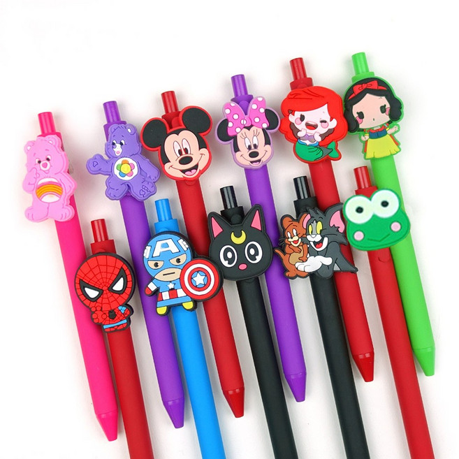 잘써지는 다꾸펜 필기감좋은 캐릭터 볼펜 200종, 254.노랑/노랑매미꽃