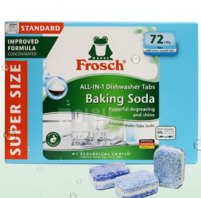 프로쉬 베이킹소다 식기세척기세제, 1.296kg, 3개