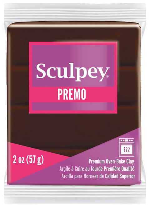 스컬피 프레모 57g (Premo 2oz) 전문가용 폴리머클레이, Burnt Umber(고동색)