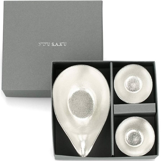 노사쿠 주석잔 카타쿠치 구이노미 술잔 도쿠리 세트, 1개