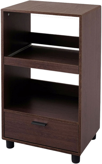 아이리스 오야마 3단 전자레인지 슬라이드 선반 키친보드 KBD-500, 브라운오크