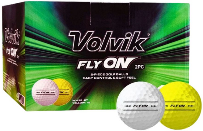 볼빅 플라이온 2피스 골프공 45개 코스트코, 화이트, 옐로우, 45개입, 1세트